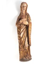 Hispano Flemish Virgin, transition from Romanesque to Gothic, Northern Castile