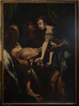 Spectacular Great Judith cutting off the head of Holofrenes, Italian master of the Brescia school of