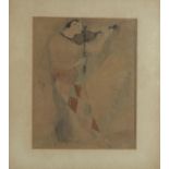 Post Symbolist School - Catalan Impressionist, "Violinist" and "Sketch", early 20th century