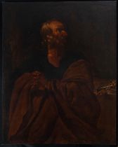 St Peter, circle of Carlo Sarraceni (Venice c. 1570- Venice, June 16, 1620), Italian school of the 1