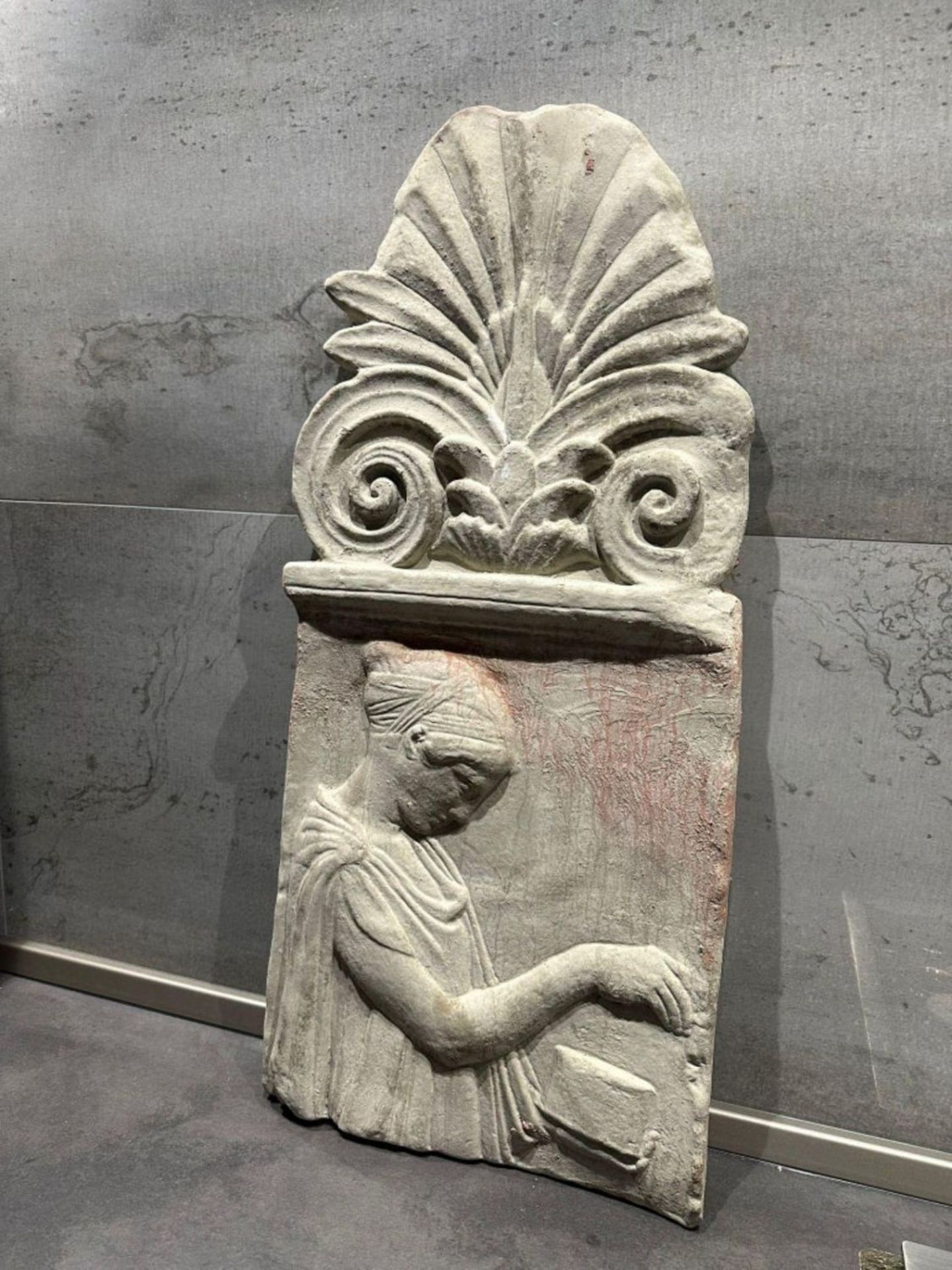 Antefix, Roman sculpture in terracotta, early 20th century - Bild 3 aus 6