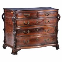 Important Portuguese Colonial Jorge I Chest of Drawers in solid Brazilian Rosewood, Portuguese work