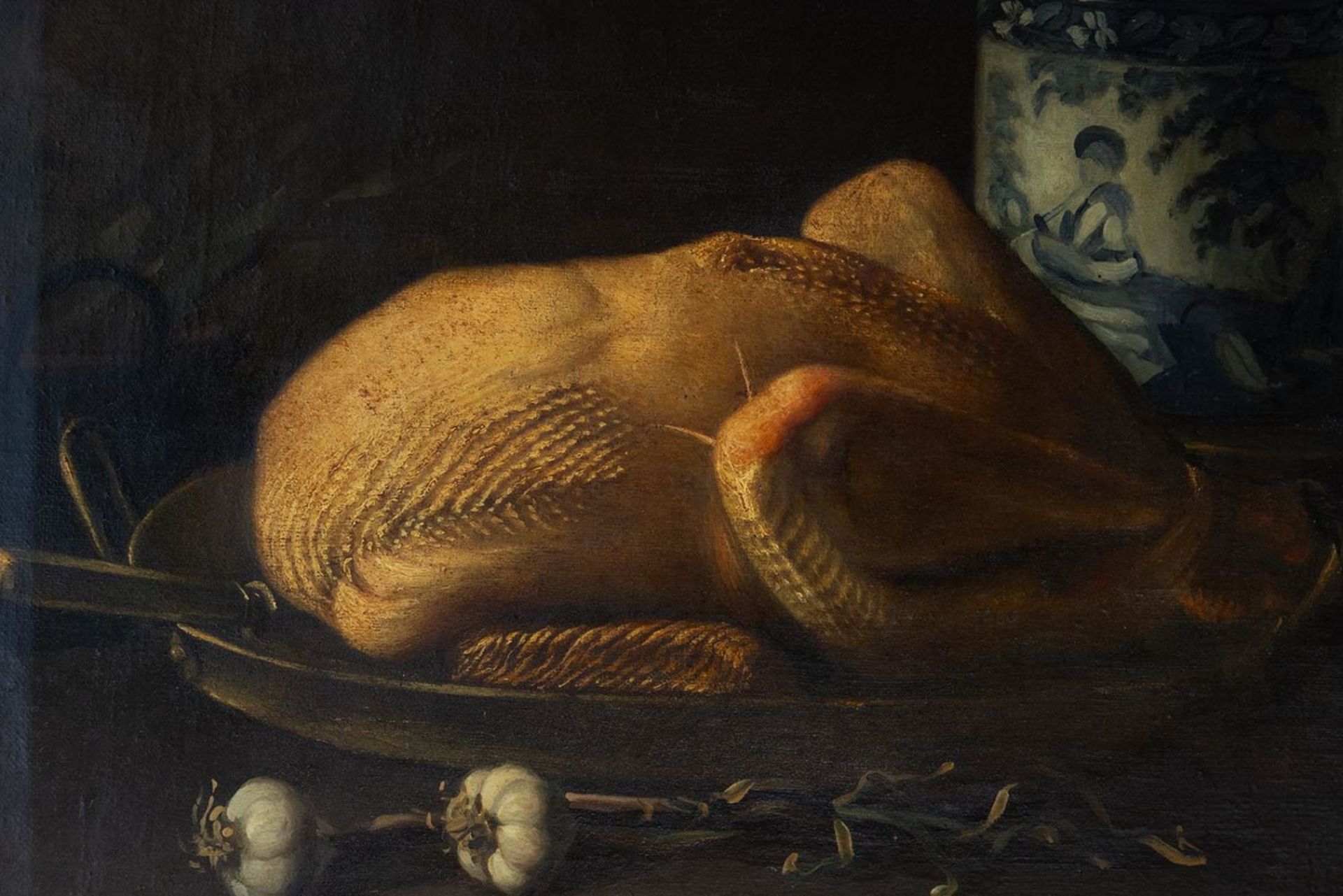 Still Life of Bird and Garlic, 18th century Italian school - Bild 2 aus 5