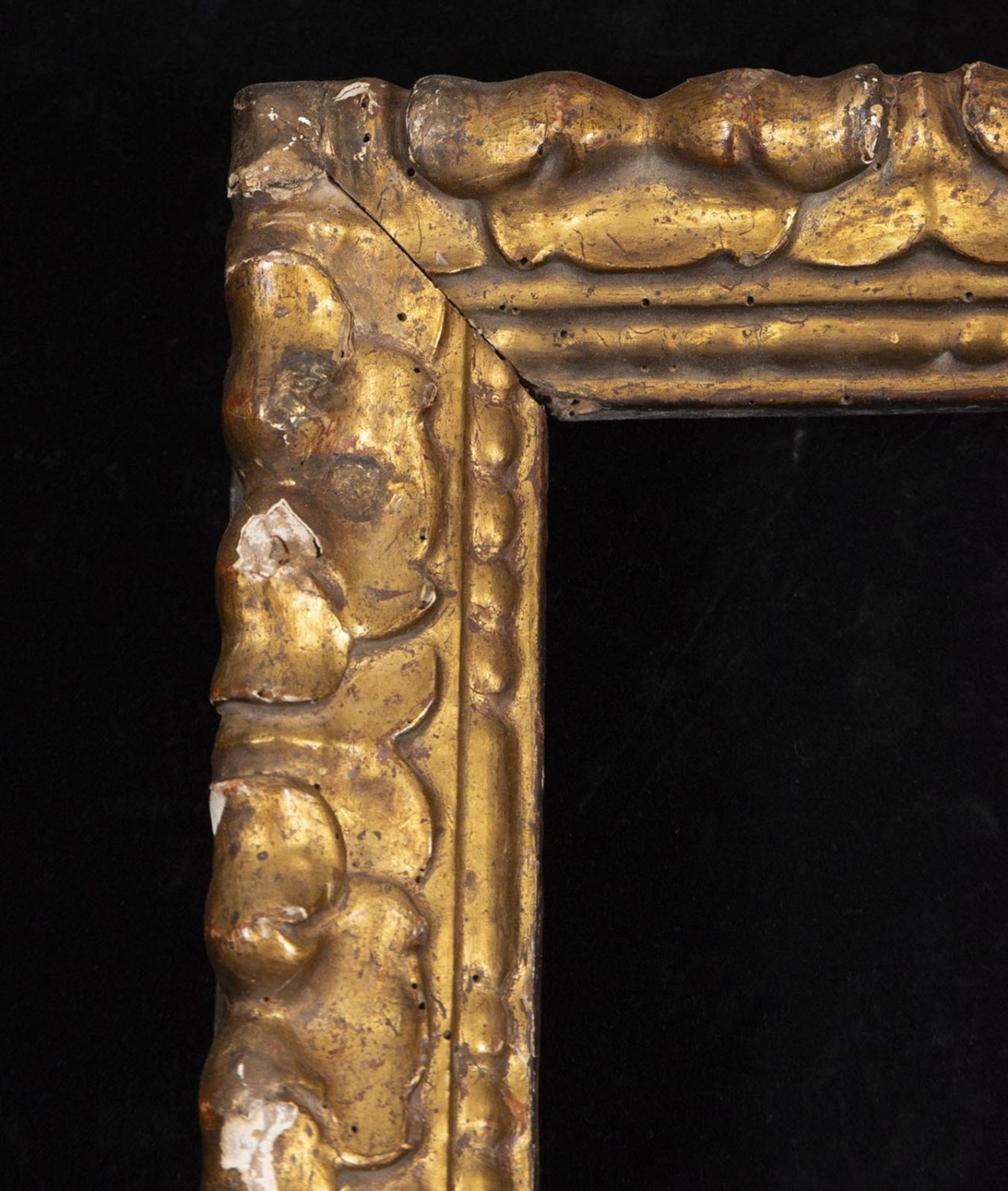 Important Spanish Baroque frame in wood gilded with gold leaf, 17th century - Bild 2 aus 3