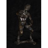 Rare Figure of Faun in patinated bronze from the 16th century Italian work from Veneto from the circ