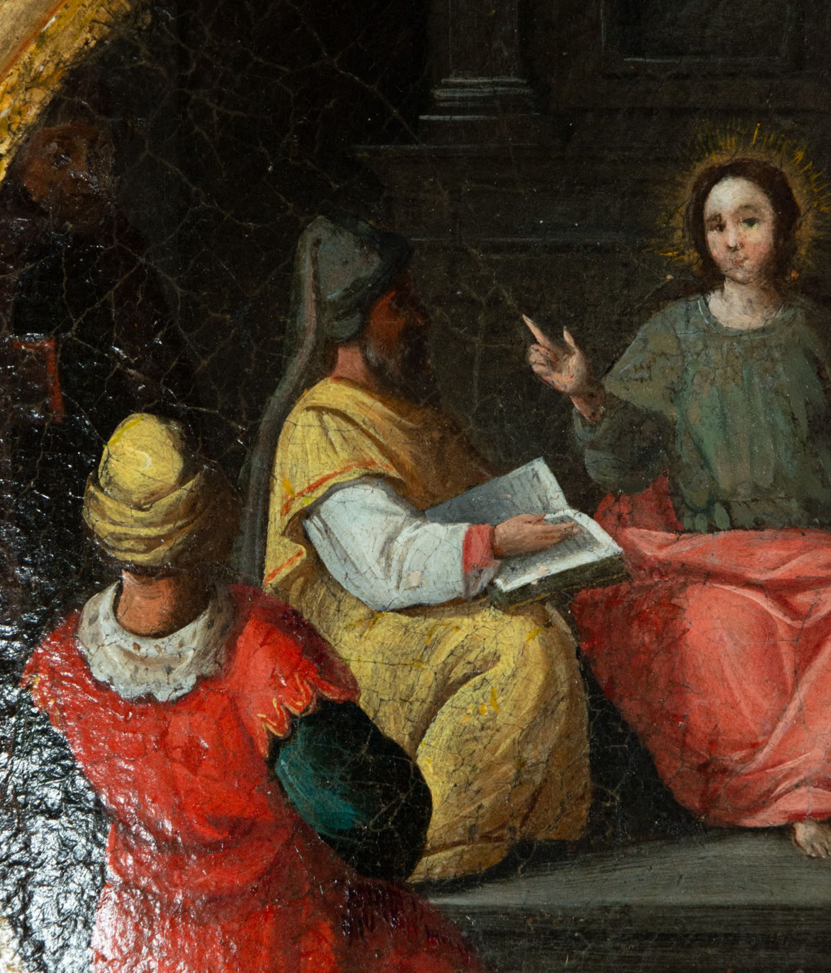 Jesus preaching in the Temple, Italo-Flemish school of the 17th century - Bild 4 aus 5