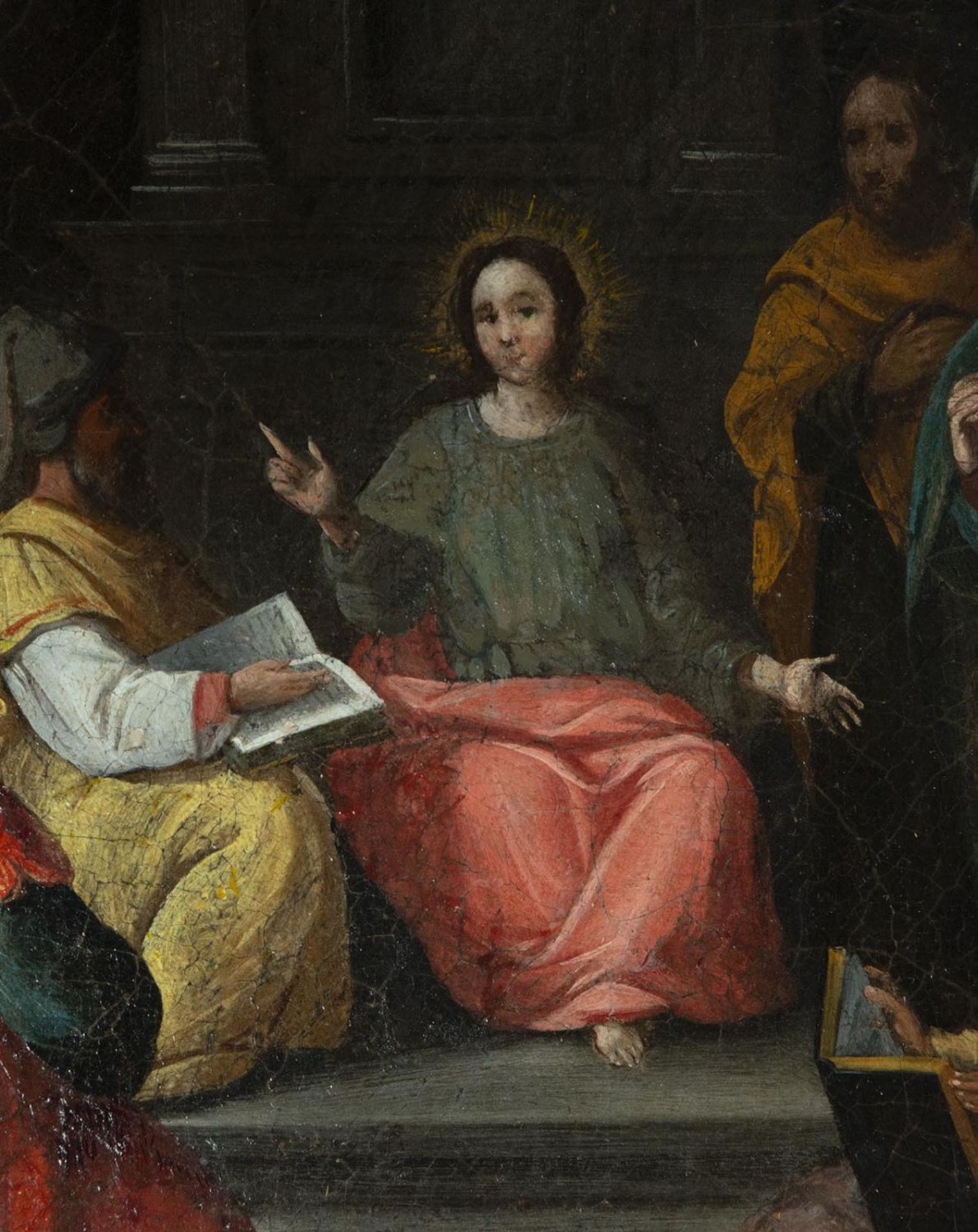 Jesus preaching in the Temple, Italo-Flemish school of the 17th century - Bild 2 aus 5