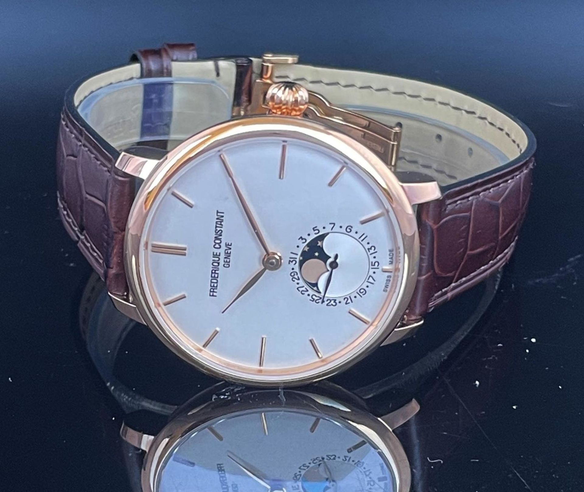 Frederique Constant Manufacture Slimline Moonphase 38mm - Bild 8 aus 9