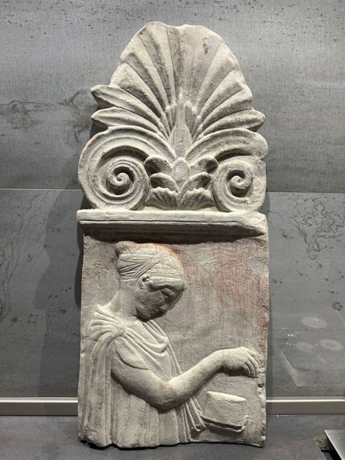 Antefix, Roman sculpture in terracotta, early 20th century - Bild 4 aus 6