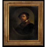 Portrait of Rembrandt, after Rembrandt Van Rijn, 19th century European school