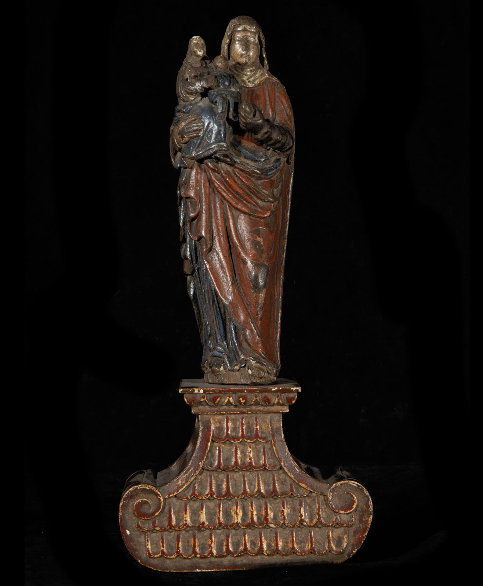 Portuguese Late Gothic Triple Virgin from the end of the 15th century