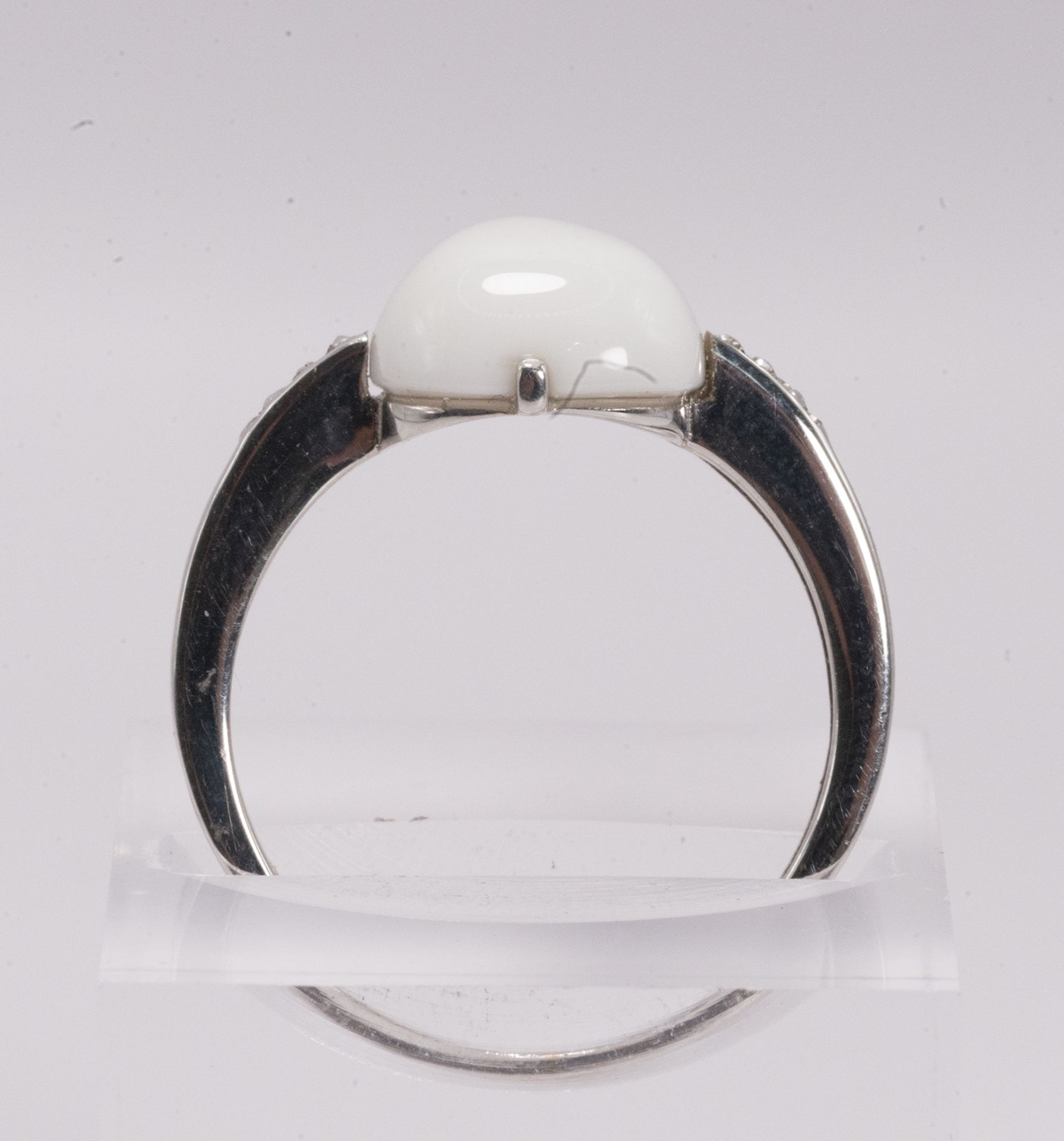 White Agate Ring - Image 4 of 4