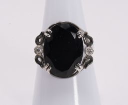 Oval Onyx Ring