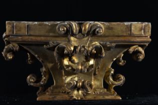 Large Italian Baroque pedestal, 18th century