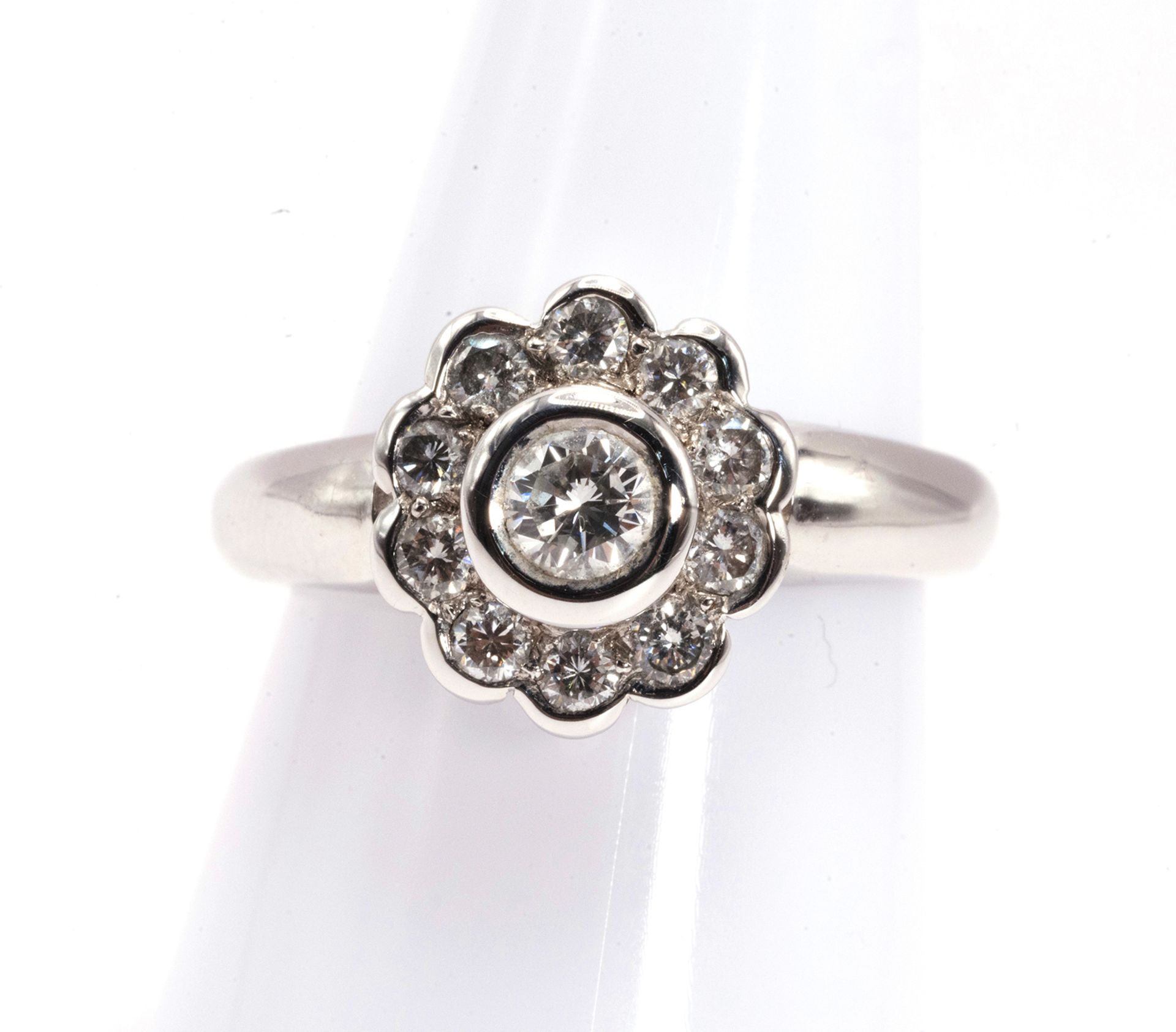 Diamond Rosette Ring