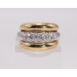 Two-tone Diamond Ring