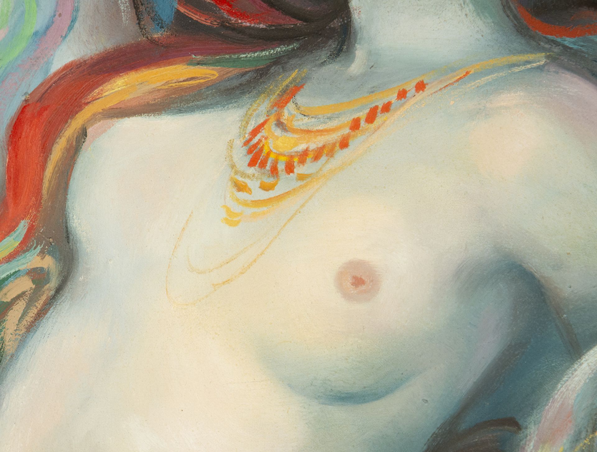 Odalisque on Canvas, signed - Image 4 of 6