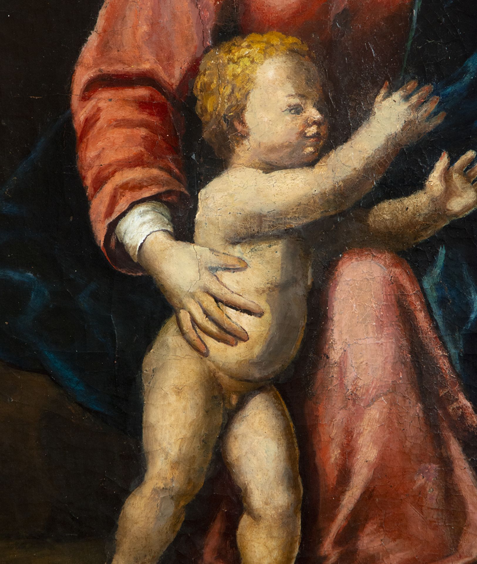 Virgin and Child, 18th century Mexican school - Bild 5 aus 7