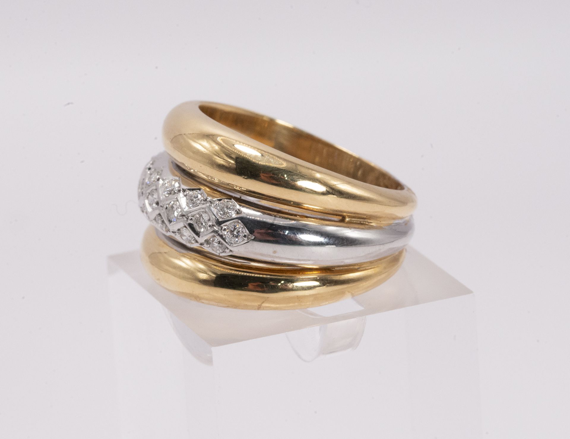 Two-tone Diamond Ring - Image 2 of 4