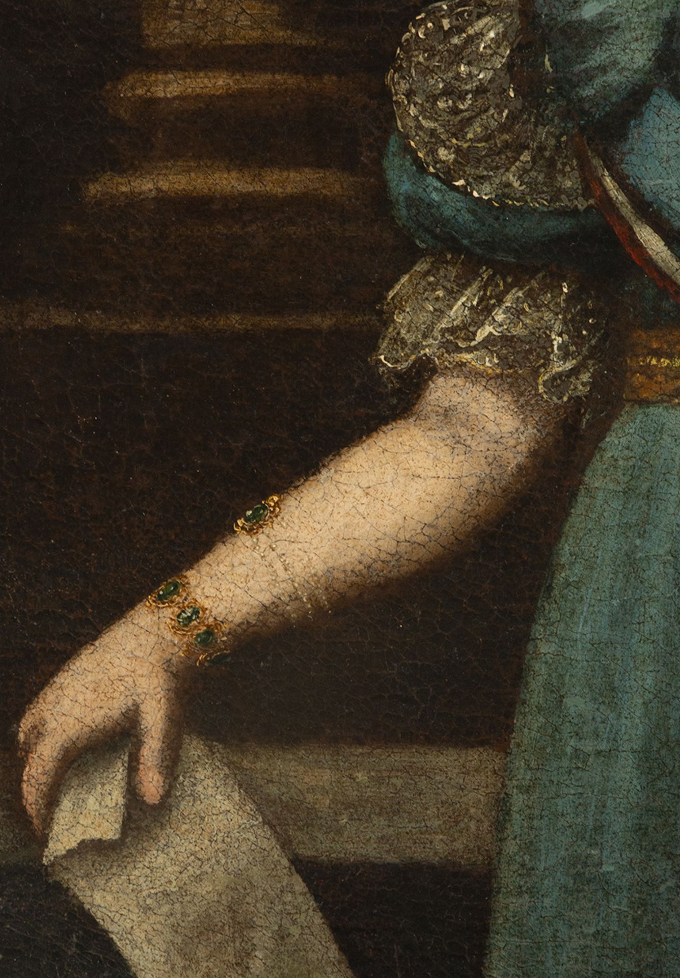 Latin American colonial school of the late 18th century, "Portrait of a Lady" - Bild 3 aus 4