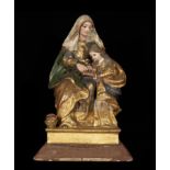 The Education of the Virgin, Granada master of the 17th century - early 18th century