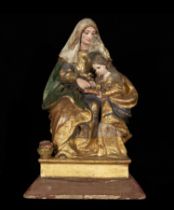 The Education of the Virgin, Granada master of the 17th century - early 18th century