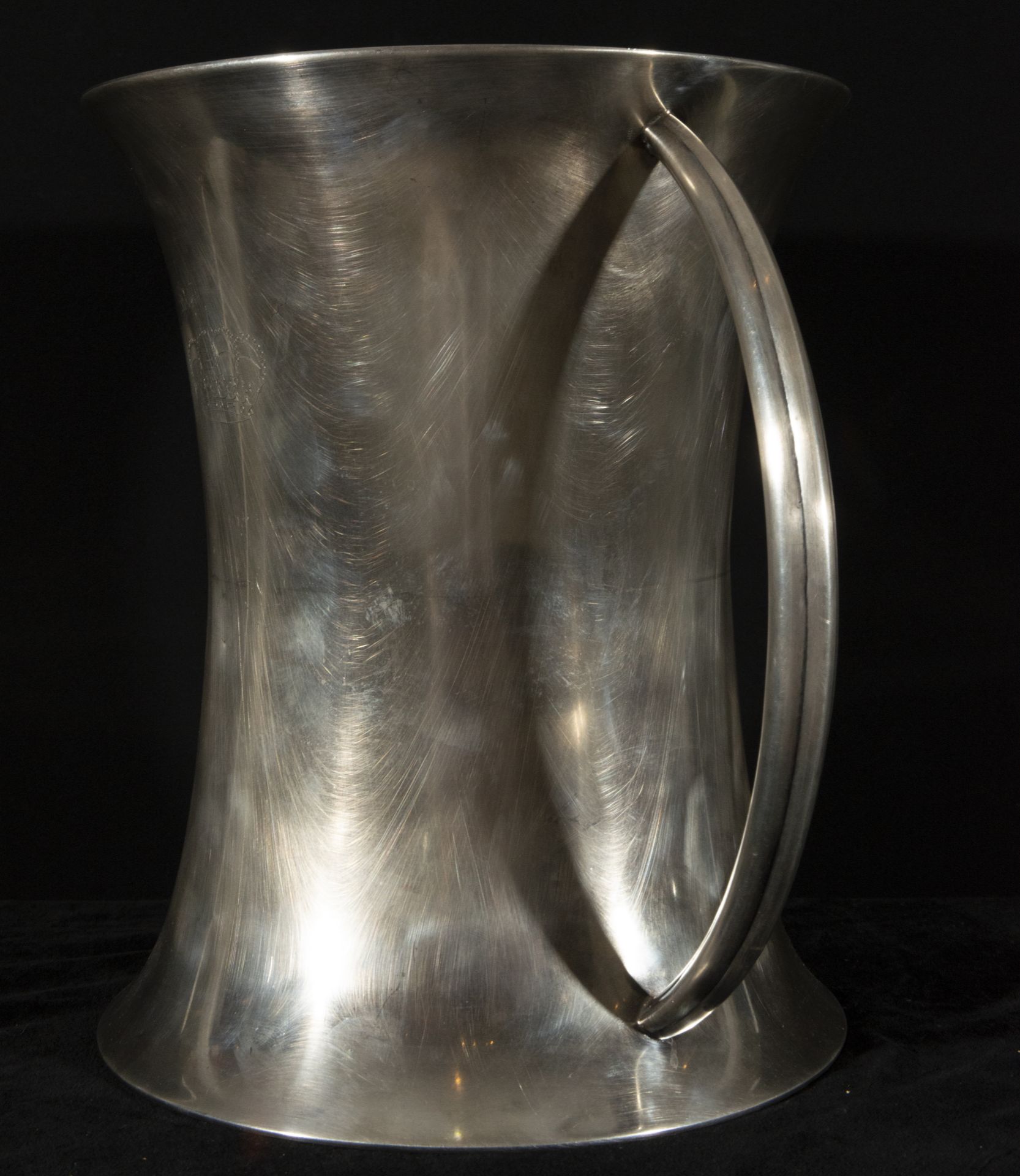 Large Spanish 925 sterling silver trophy from the 1930s, with royal crown of Alfonso XIII - Image 3 of 3