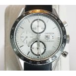 Tag Heuer Carrera Auto Rubber Watch 42 mm