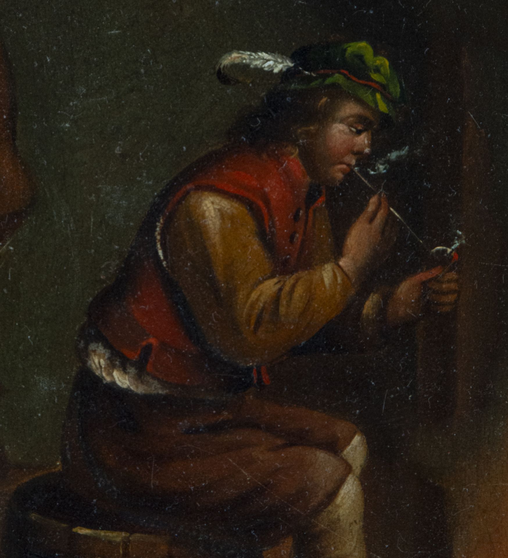 Flemish Copper "The Smoker", 17th - 18th century - Bild 3 aus 4