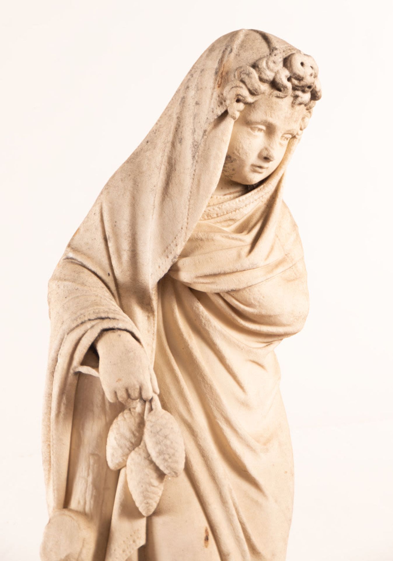 Marble figure of a Samaritan, France, 18th century - Image 12 of 12