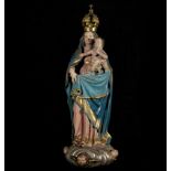 Great Virgin of Pilar with Child in arms from the 17th century (Castilla or Andalusia)