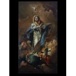 After Corrado Giacquinto (Molfetta, Apulia, 1703-Naples, 1766). Immaculate Virgin in Glory, 19th cen