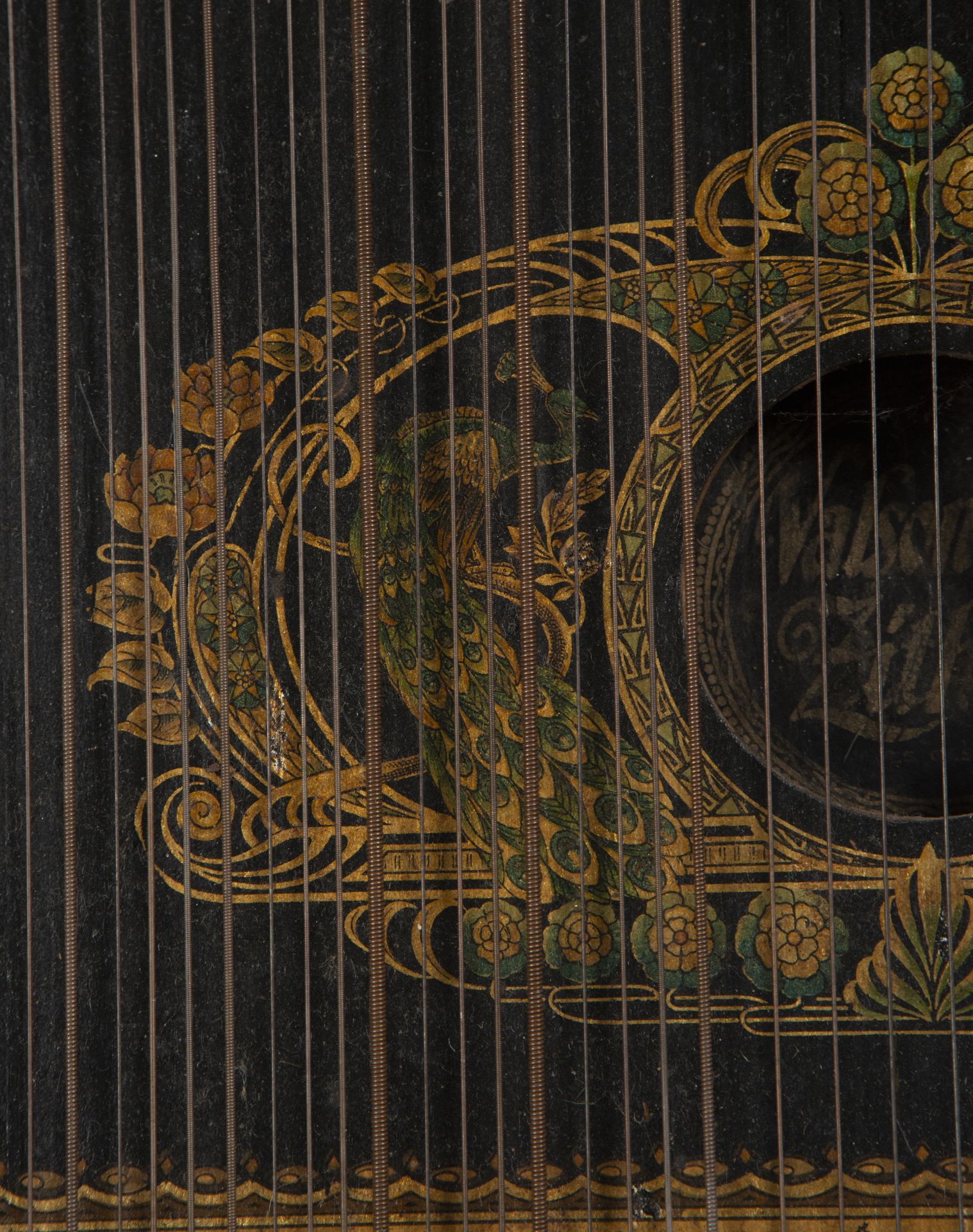 Beautiful 19th century Italian harp - Image 3 of 5