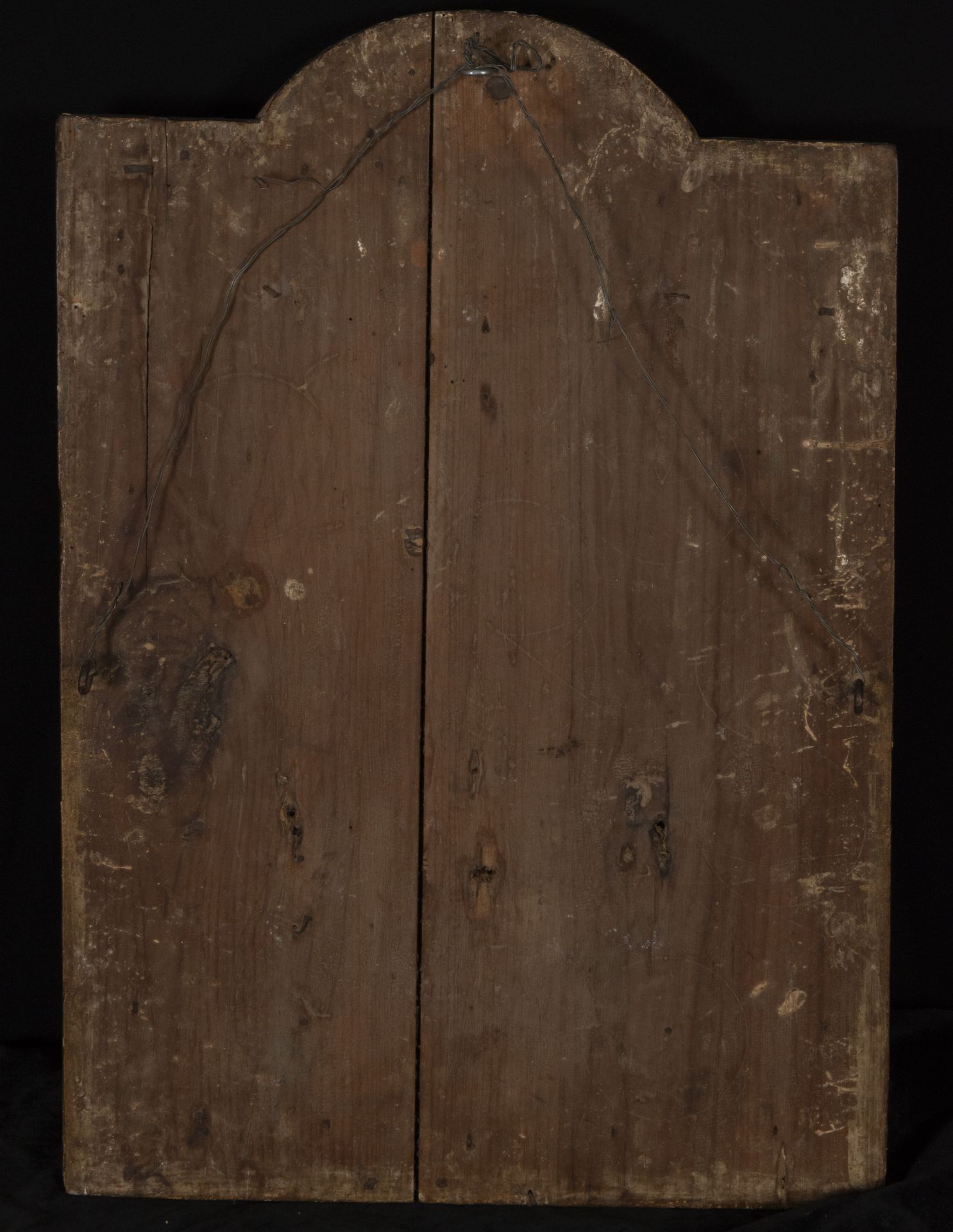 17th century Brabant school, rare boxwood calvary, with 18th century frame - Image 2 of 2