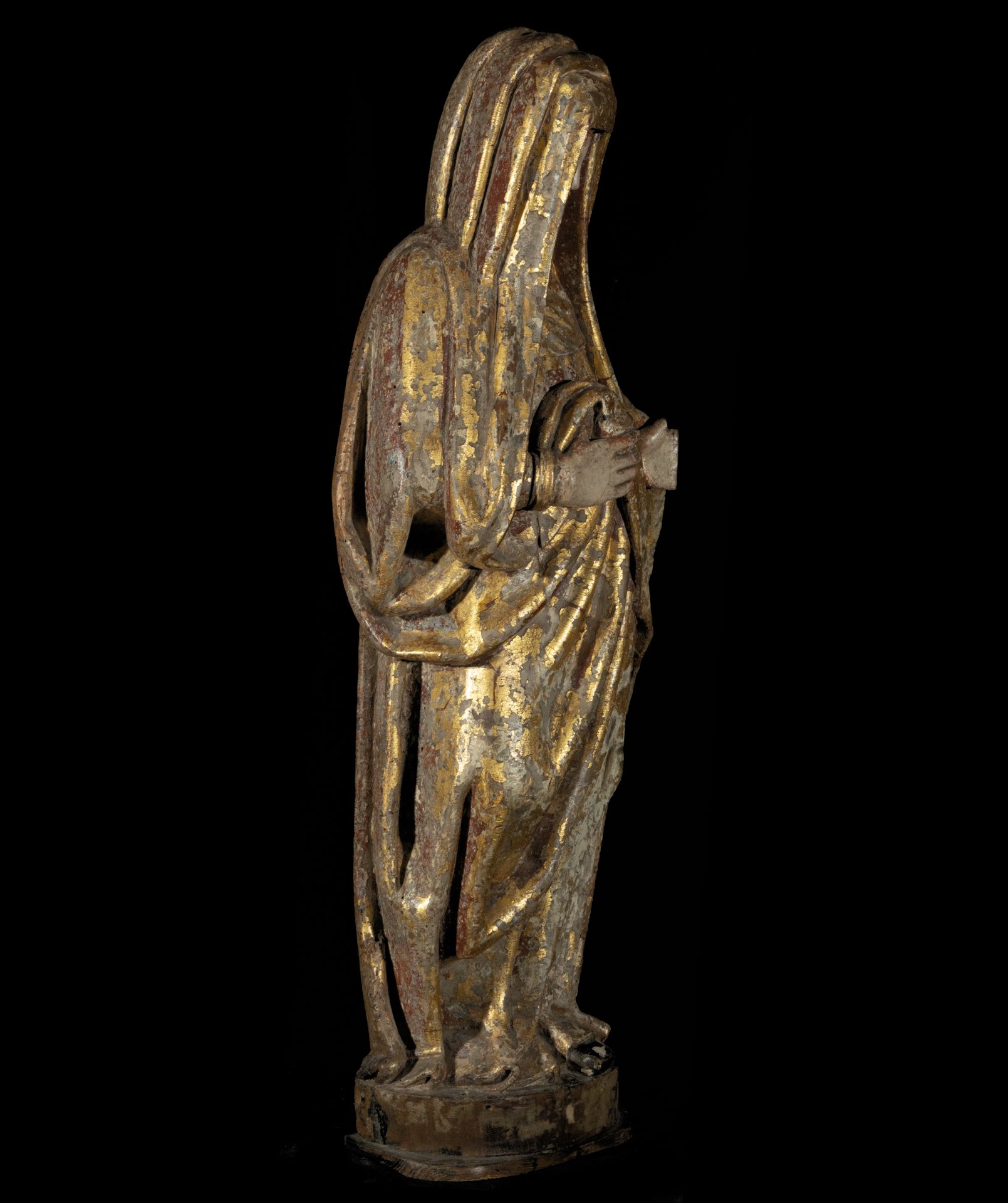 Brabant school of the 15th century - early 16th century, Great Virgin Sorrowful - Image 6 of 8
