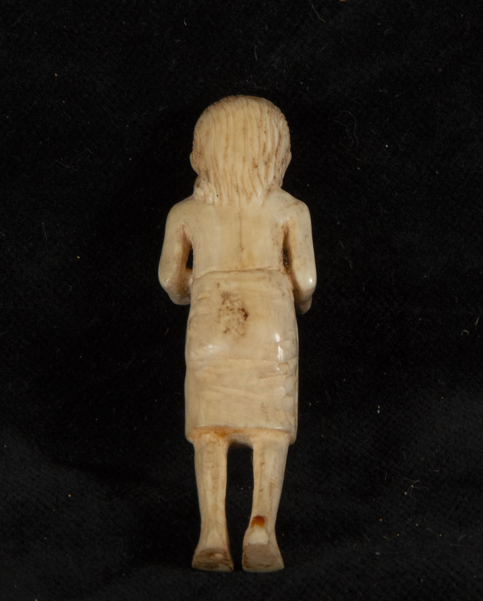Small donor couple in Indo-Portuguese bone from the 17th century - Image 5 of 5