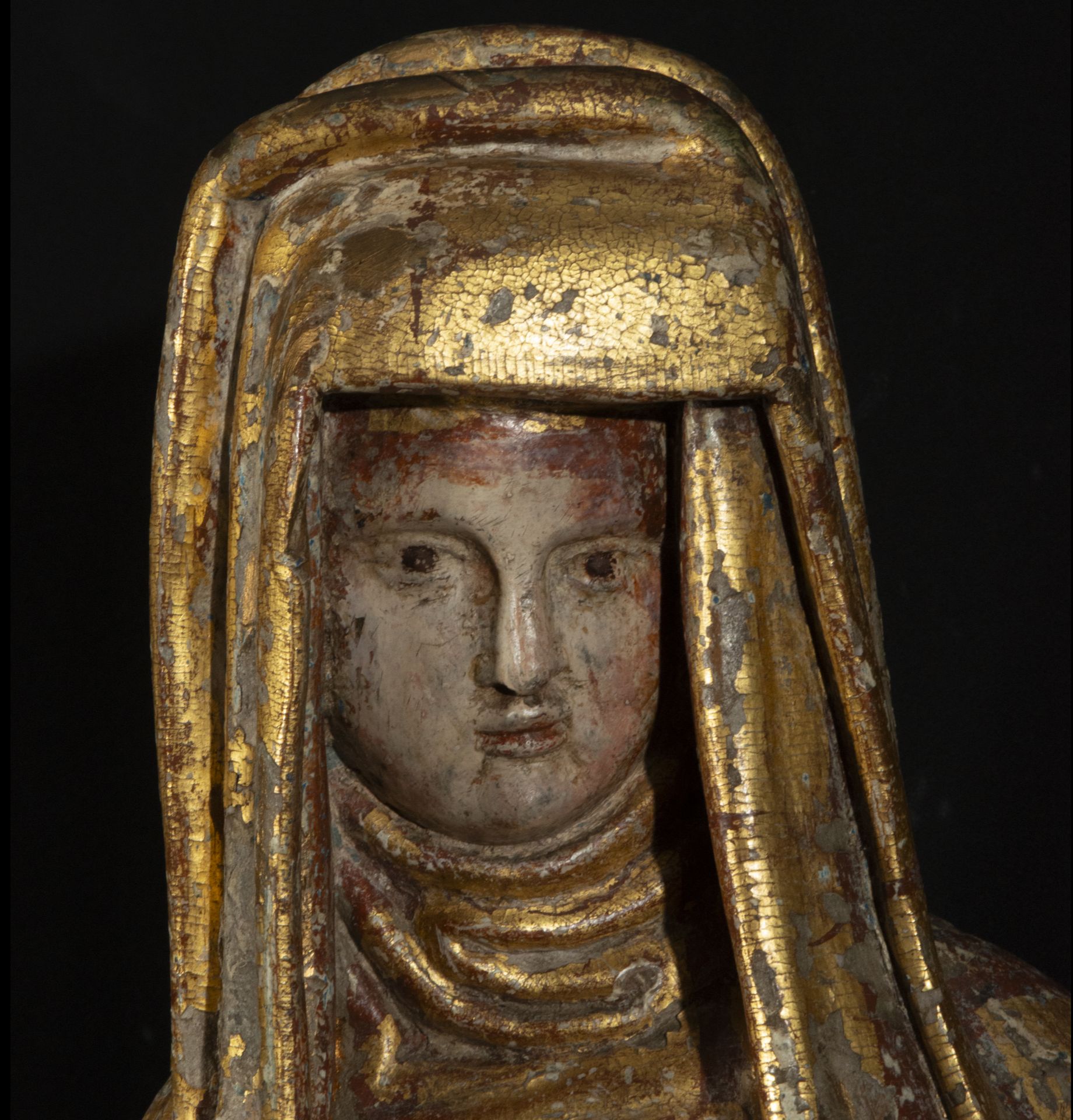 Brabant school of the 15th century - early 16th century, Great Virgin Sorrowful - Image 4 of 8