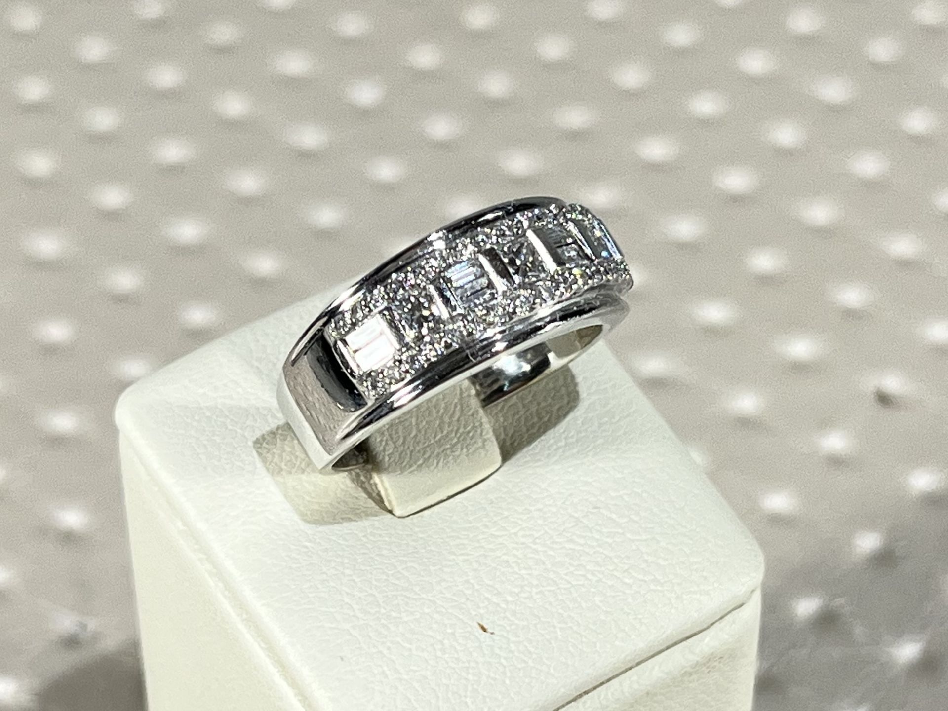 White GOLD and diamond ring