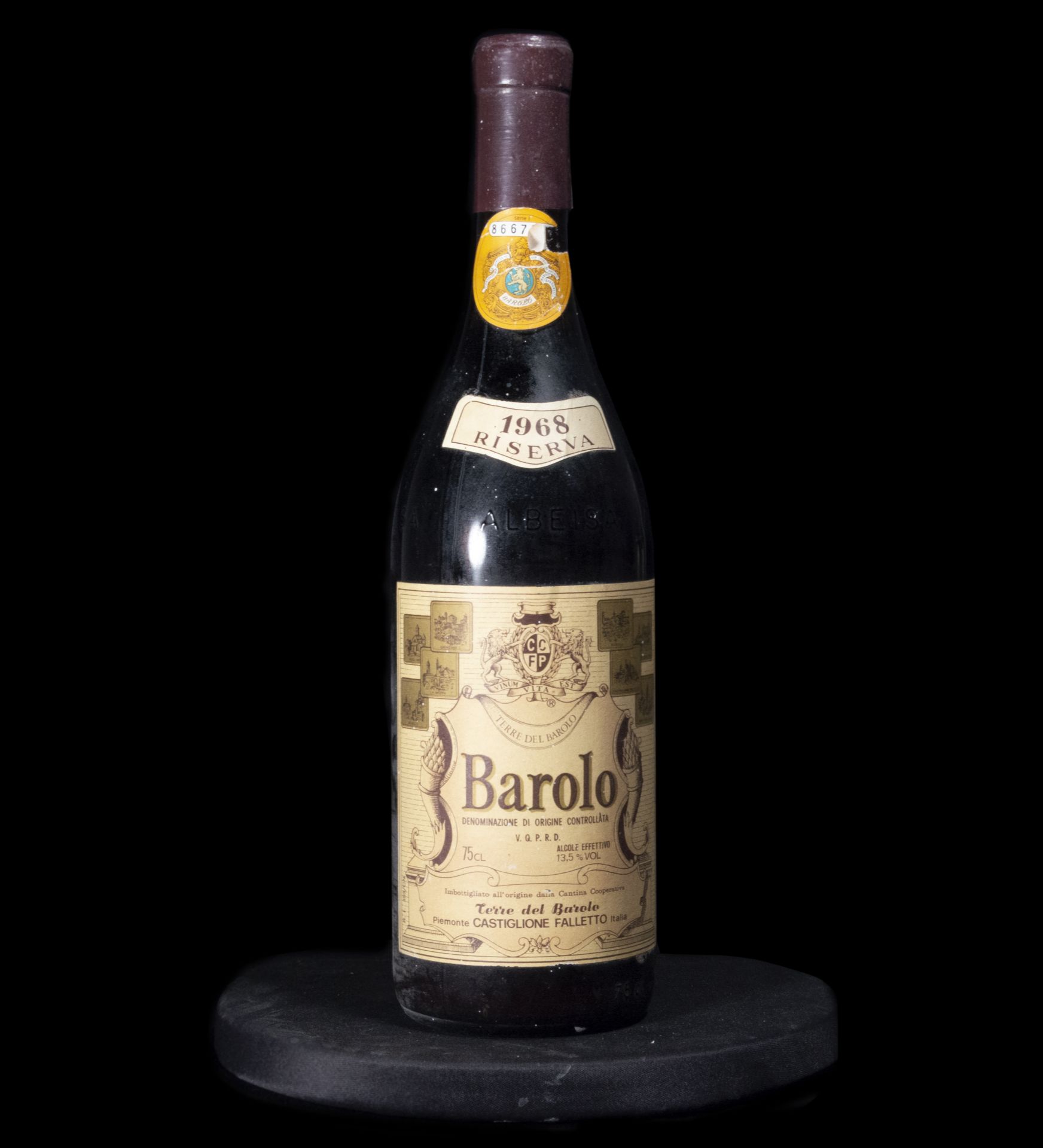 Bottle of Barolo Red Wine, Gran Reserva