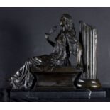 Juliet in Patinated Bronze, 19th century