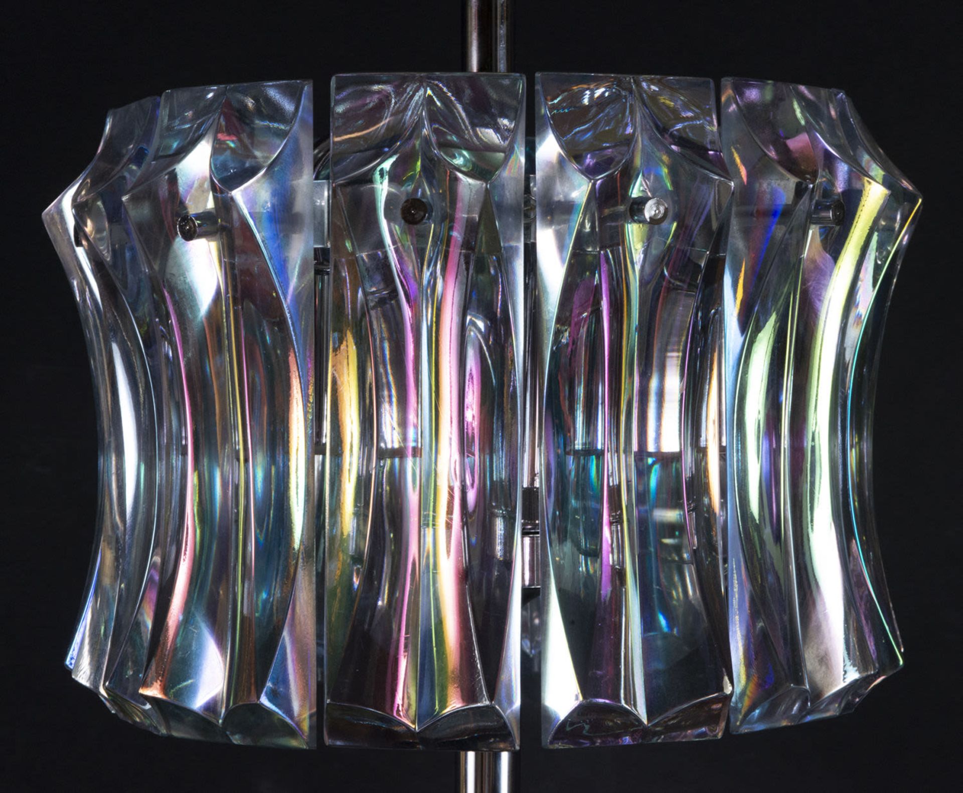 Deco style Murano glass table lamp, 1950s - Image 3 of 3