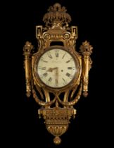 Large Rob Egstrom Stockholm Poster Clock in Gustavian style, 19th century