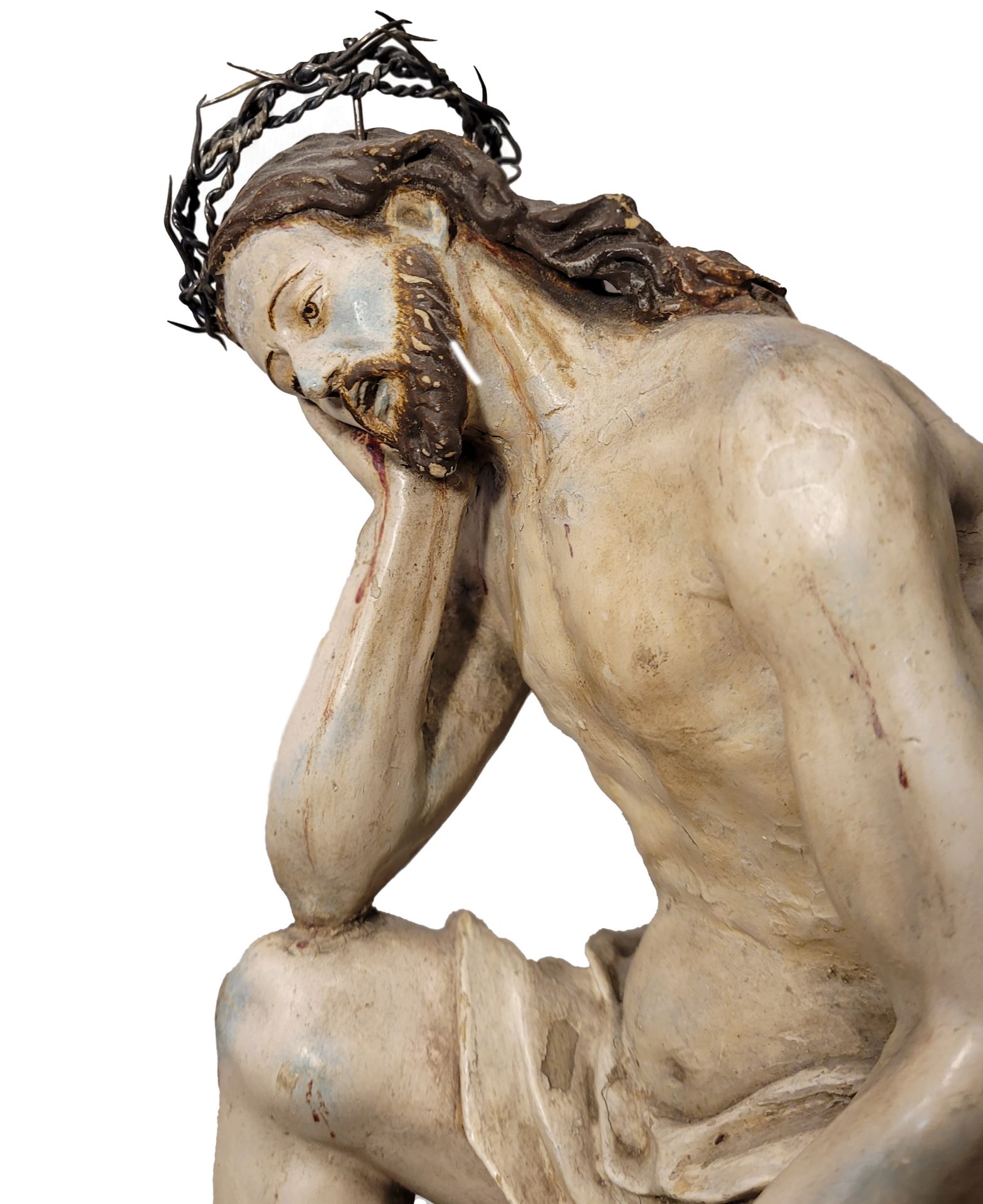 Christ the Nazarene in 17th century Italian Terracotta, Naples - Image 6 of 11