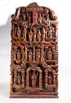 Rare Novohispanic Portable Altar, Novohispanic colonial school from the 18th - 19th century