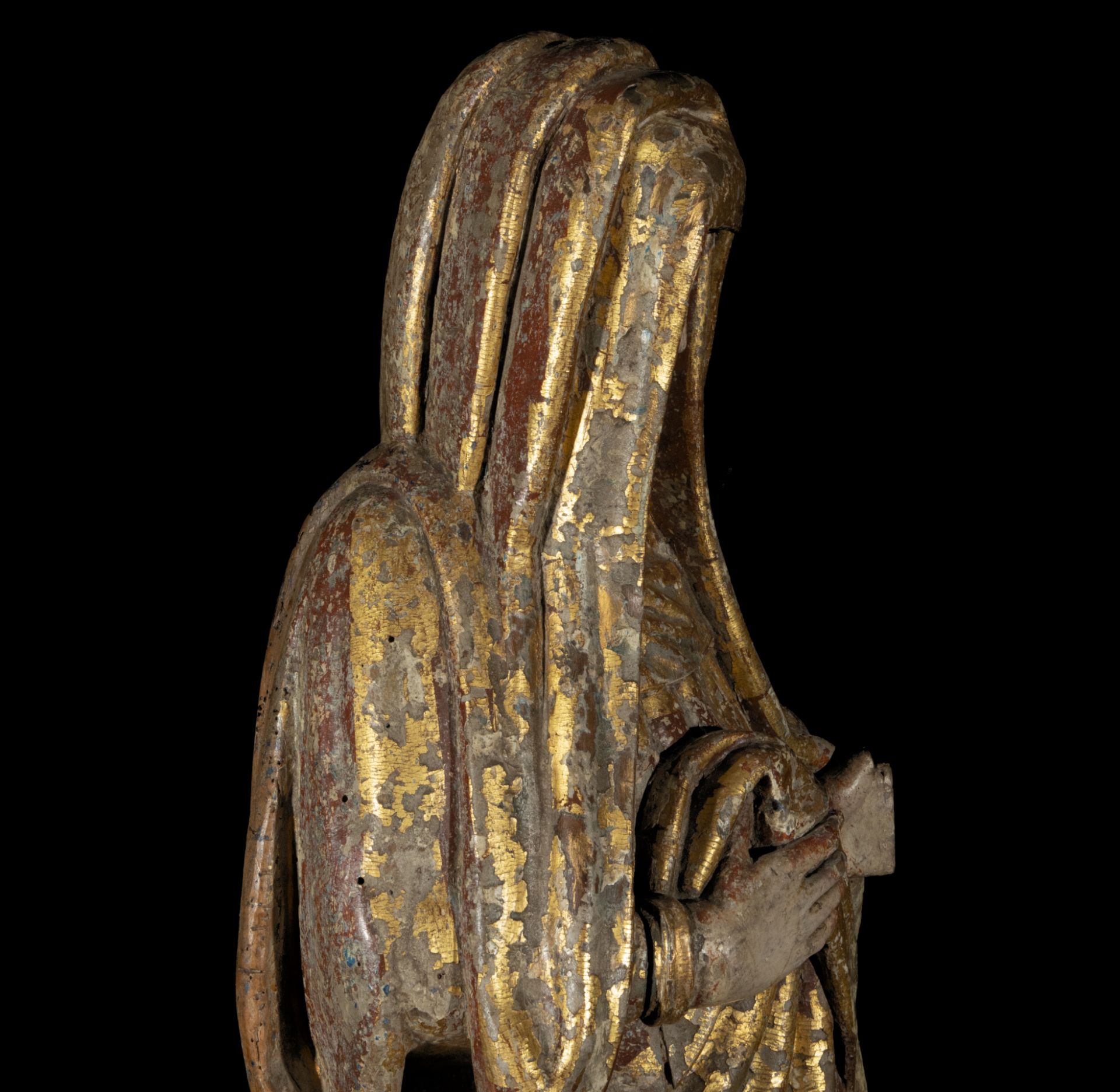 Brabant school of the 15th century - early 16th century, Great Virgin Sorrowful - Image 7 of 8