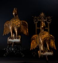 Pair of Colonial Eagles Auctions, New Spanish work from the 17th century