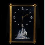 Jaeger le Coulrte "Sailor" Musical Table Clock with Chime from the "Traviata", 1970s