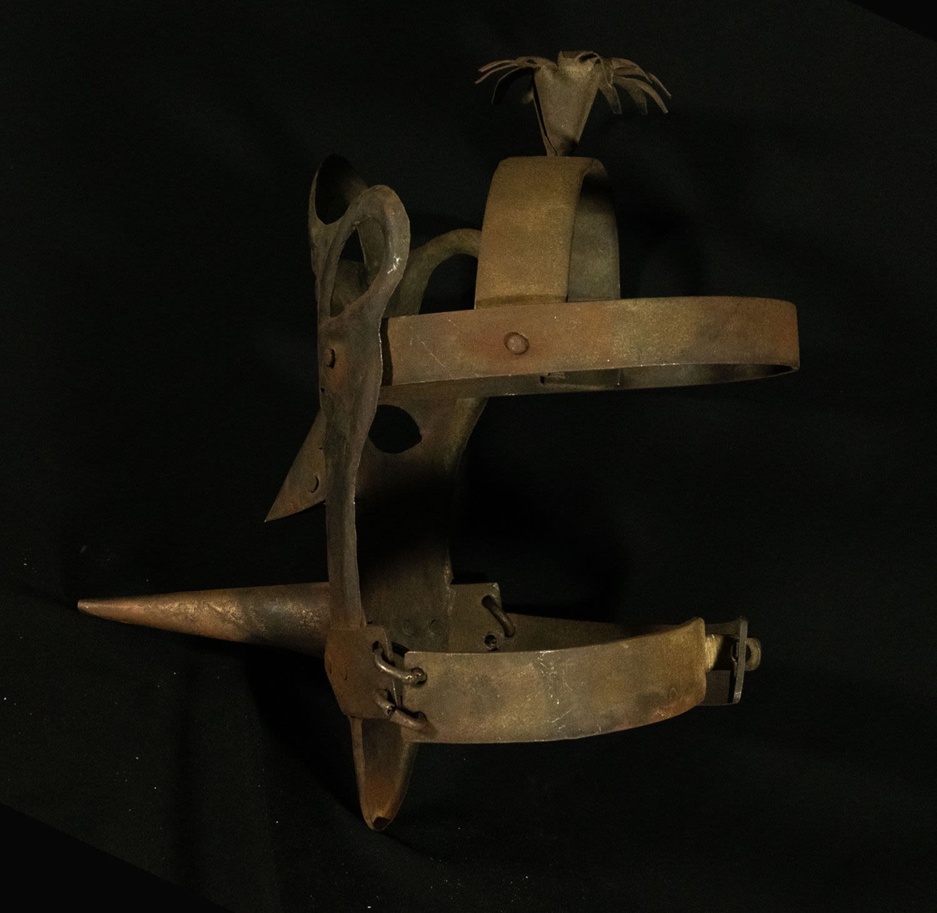 Model reproduction of a German shame mask, following models of the 17th century, 20th century - Image 3 of 3