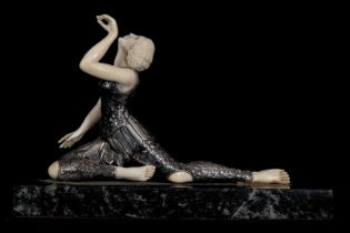 After Demetre Chiparus, 1910s - Chryselephantine Sculpture of Young Dancer