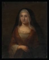 Half-length portrait of Juana la Loca, 17th century Spanish school